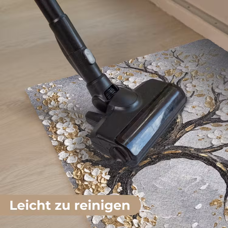 Boom - Bloemen - Natuur - Abstract - Wit Deurmat klein -reinigen_DE