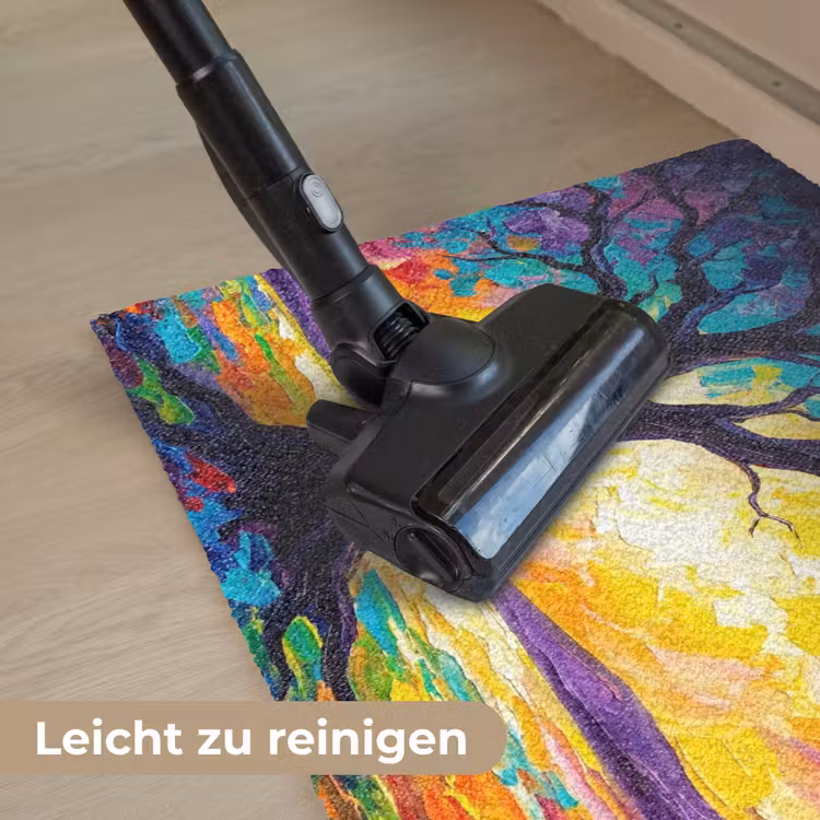 Boom - Landschap - Natuur - Abstract - Kleurrijk Deurmat klein -reinigen_DE