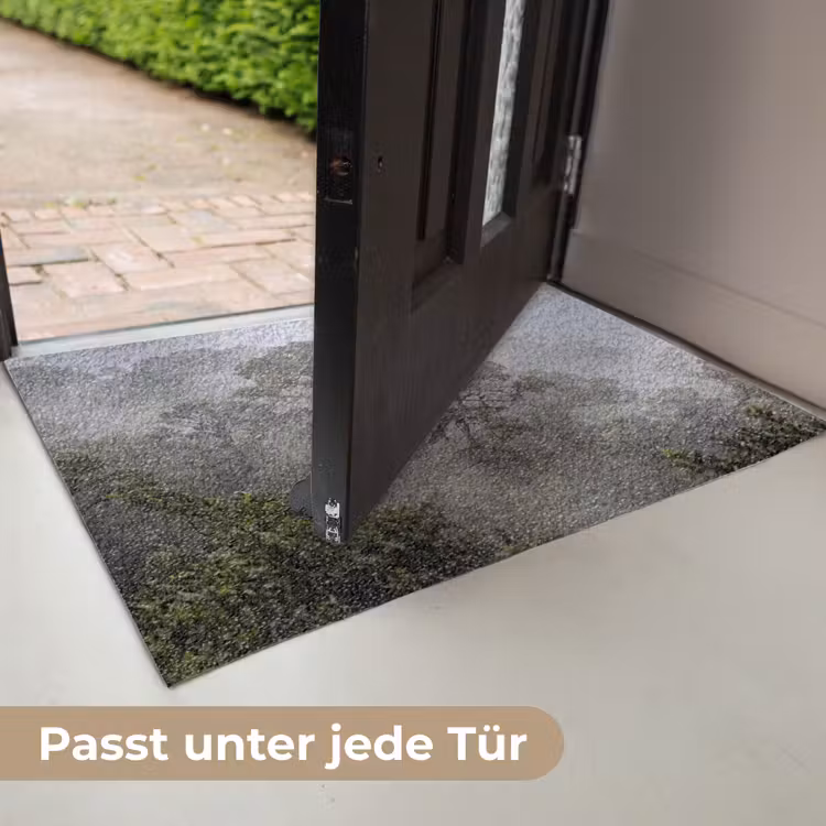 Boom - Mistig - Bos - Groen - Natuur Deurmat klein -USP_DE