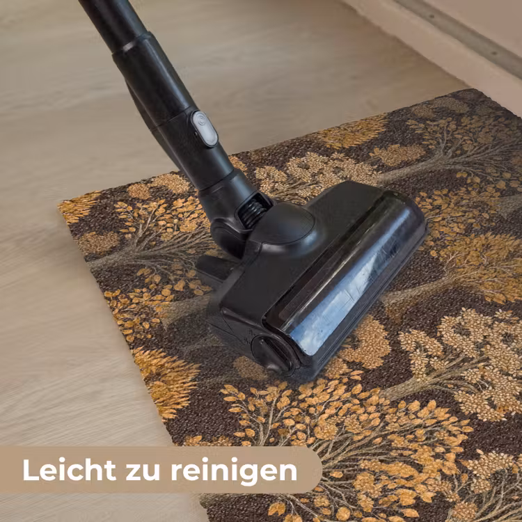 Bomen - Patroon - Bruin Deurmat klein 898 -reinigen_DE