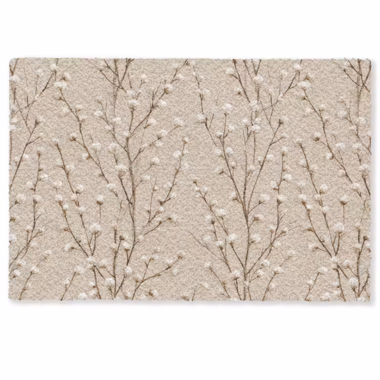 Katoen - Natuur - Taupe Deurmat klein 898 -zkaufland3d