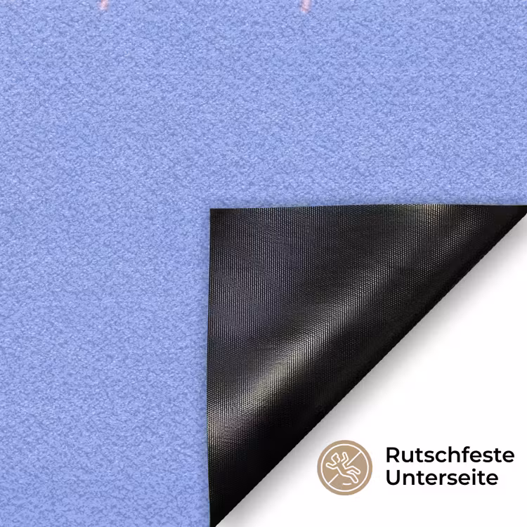 Mok - Koffie - Vrouw - Paars Deurmat klein -antislip_DE