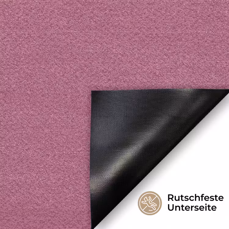 Berry - Roze -Pink Deurmat klein 898 -antislip_DE