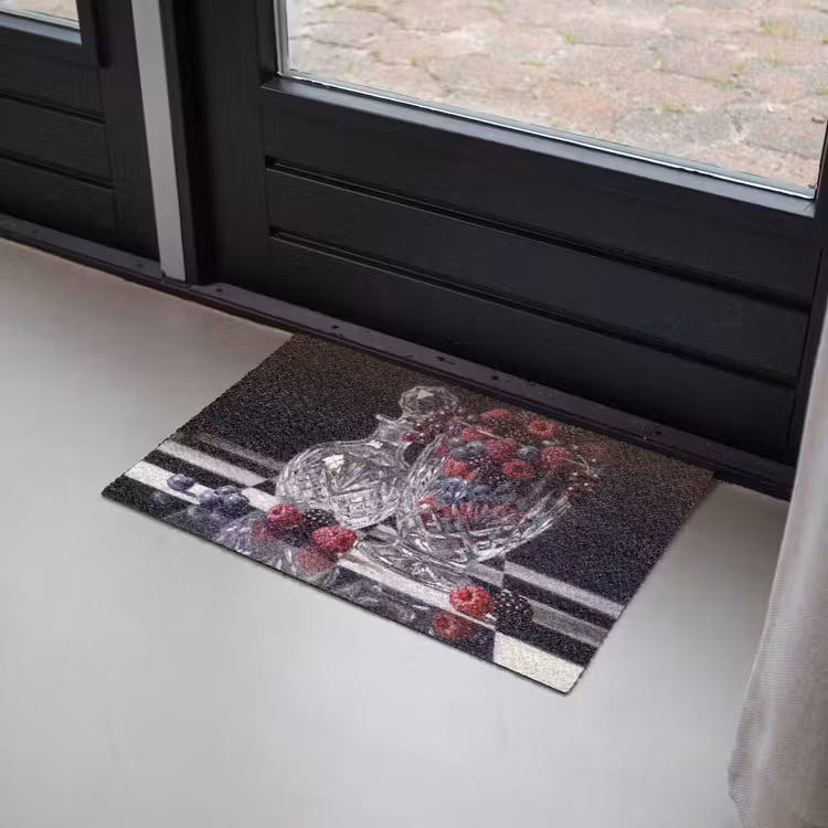 Fußmatte - Beeren – Kristall – Stillleben - Bessen - Kristal - Stilleven Deurmat klein