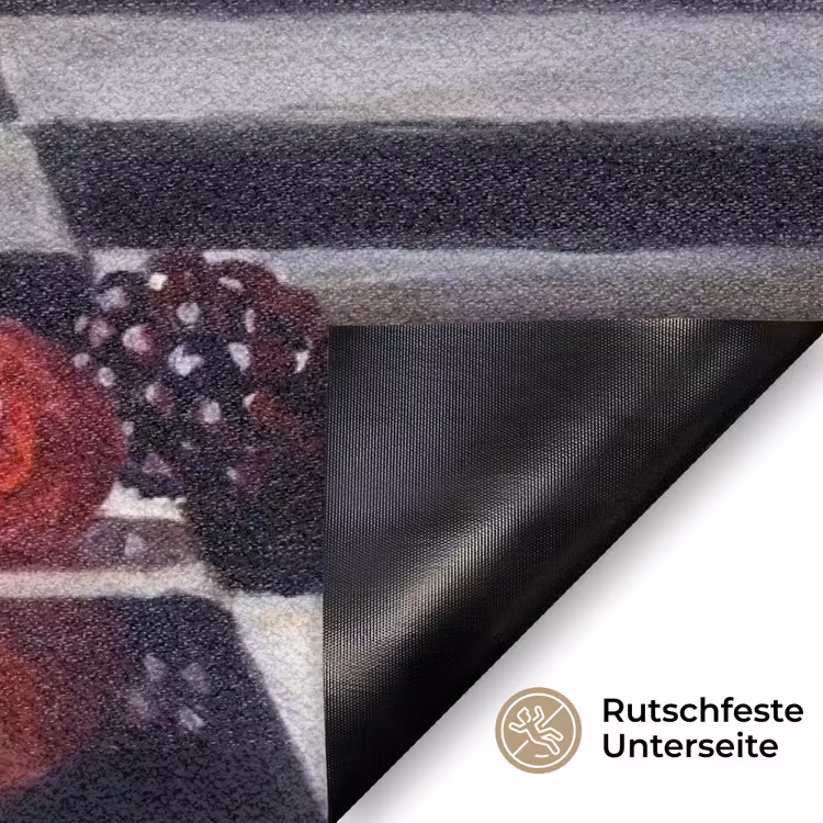 Fußmatte - Beeren – Kristall – Stillleben - Bessen - Kristal - Stilleven Deurmat klein