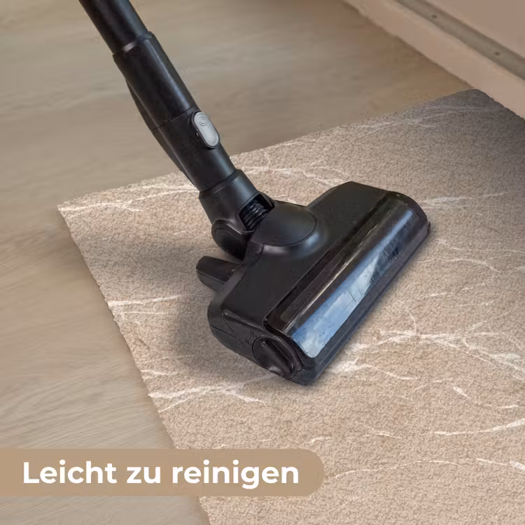 Beige - Marmer - Organisch - Wit Deurmat klein 898 -reinigen_DE