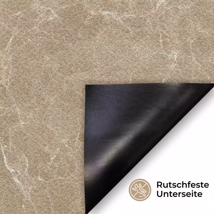 Beige - Marmer - Witte aders Deurmat klein 898 -antislip_DE