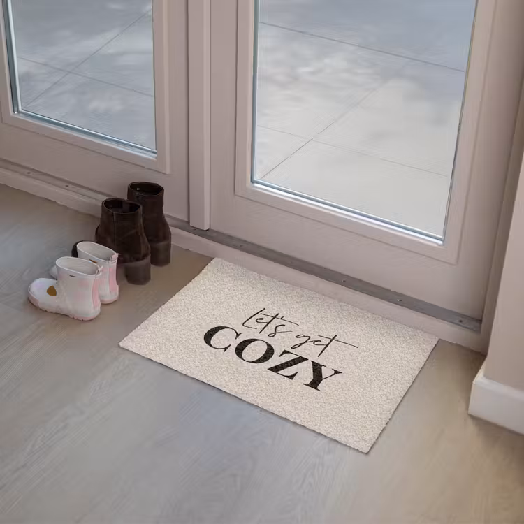 Beige - Winter - Quote - Cozy Deurmat klein -sfeer3