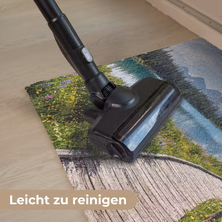 Bergen - Meer - Landschap - Blauw Deurmat klein -reinigen_DE