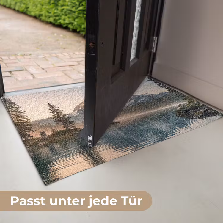 Bergen - Water - Bomen Deurmat klein -USP_DE