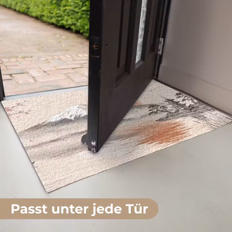 Bergtop - Meer - Bloesem Deurmat klein -USP_DE