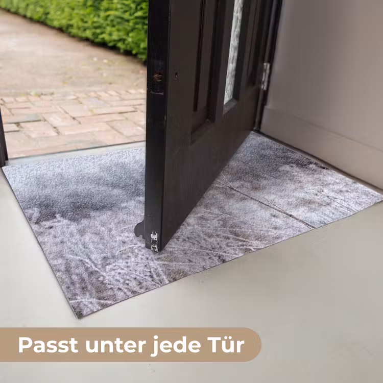 Schermbloem - Rijp - Kristallen - Winter - Delicaat Deurmat klein -USP_DE