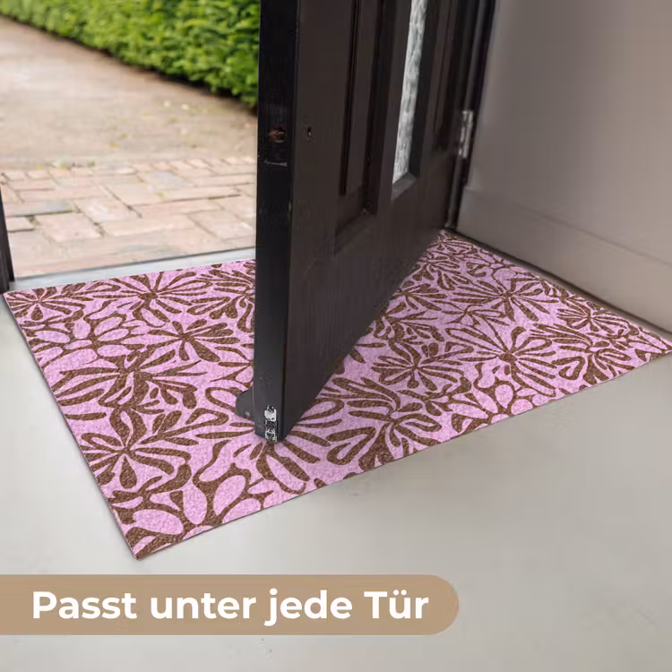 Organisch - Patroon - Roze Deurmat klein 898 -USP_DE