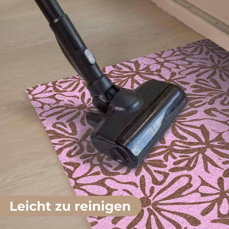 Organisch - Patroon - Roze Deurmat klein 898 -reinigen_DE