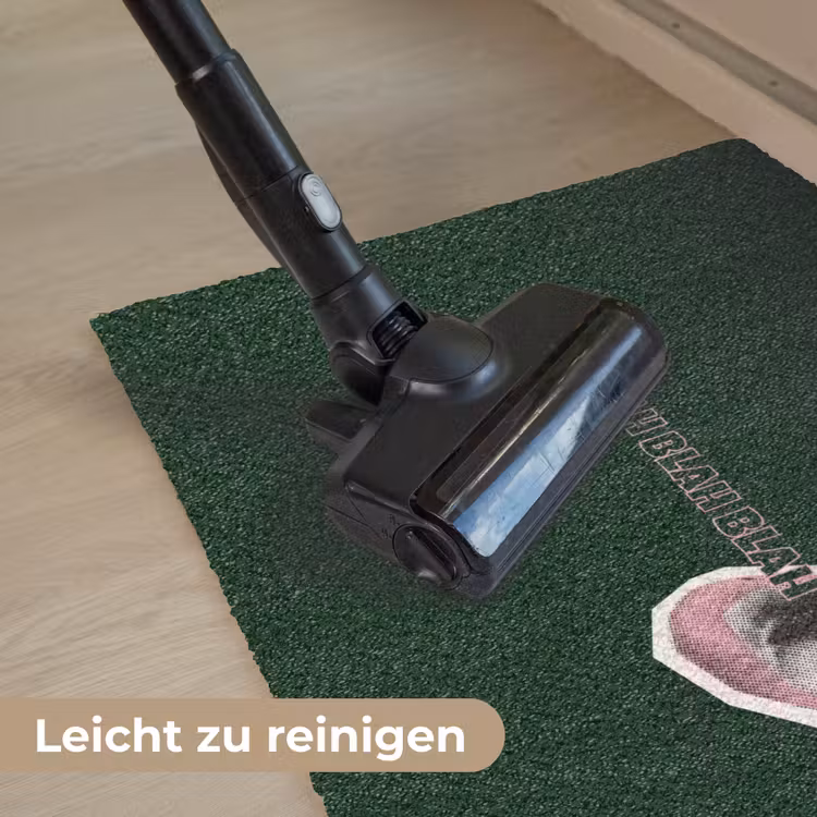 BLAH BLAH BLAH - Mond - Groen Deurmat klein -reinigen_DE