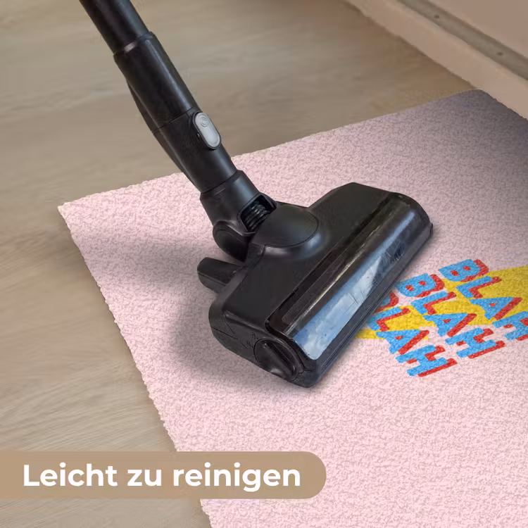 Blah - Bliksem - Roze Deurmat klein -reinigen_DE