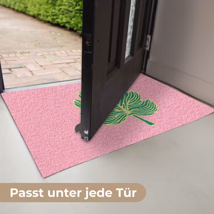 Blad - Groen - Illustratie - Minimalistisch Deurmat klein -USP_DE