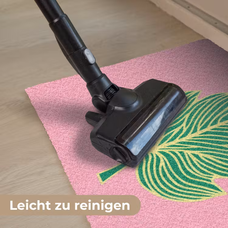 Blad - Groen - Illustratie - Minimalistisch Deurmat klein -reinigen_DE