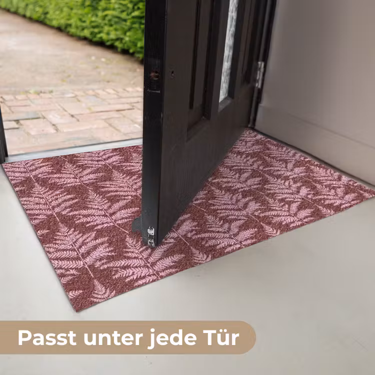 Blad - Patroon - Paars Deurmat klein 898 -USP_DE