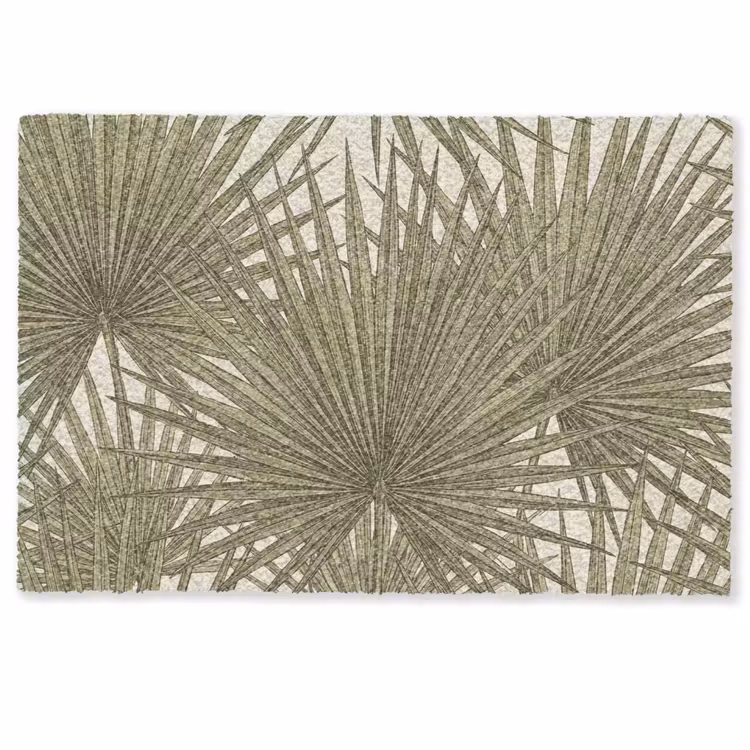 Blad - Tropisch - Patroon - Natuur - Groen Deurmat klein -zkaufland3d