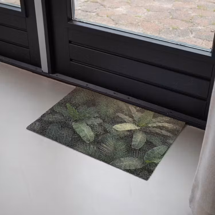 Bladeren - Groen - Tropisch - Natuur Deurmat klein -sfeer2