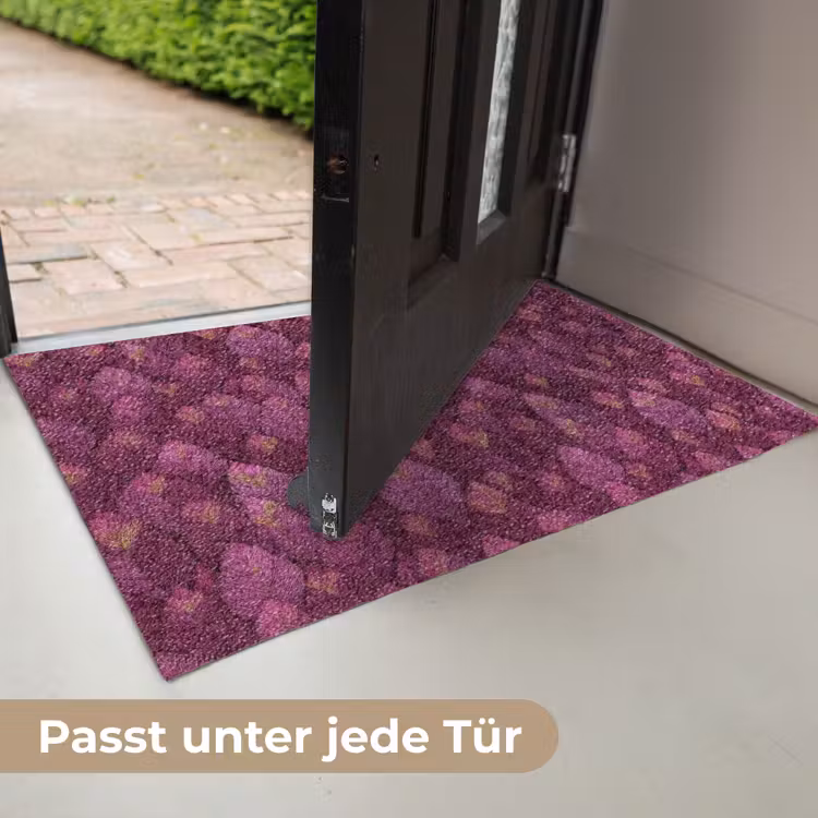 Bladeren - Patroon - Burgundy Deurmat klein 898 -USP_DE