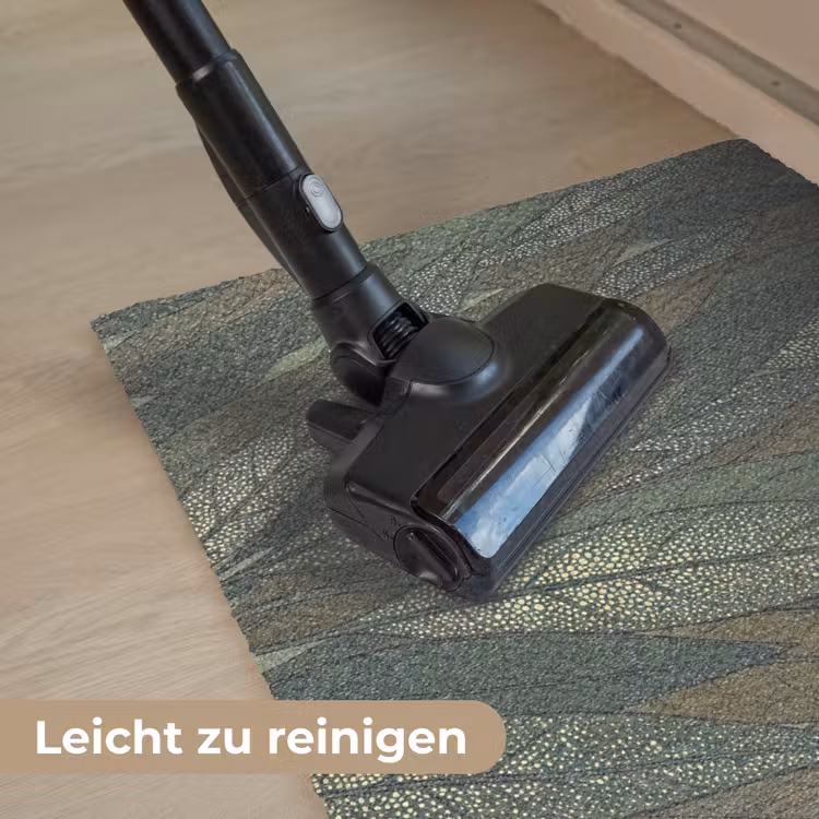 Bladeren - Patroon - Gestippeld - Natuur - Groen Deurmat klein -reinigen_DE