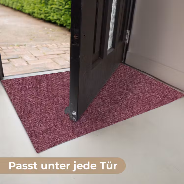 Bladeren - Patroon - Paars Deurmat klein 898 -USP_DE