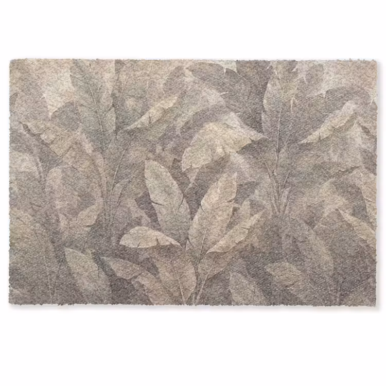 Bladeren - Tropisch - Natuur - Modern - Beige Deurmat klein -zkaufland3d