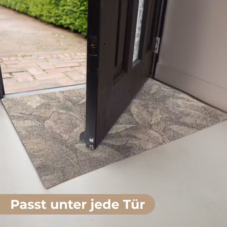 Bladeren - Tropisch - Natuur - Modern - Beige Deurmat klein -USP_DE