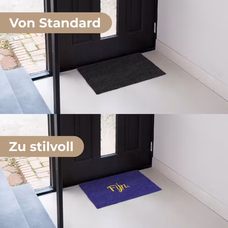 Blauw - Geel - Fijn Deurmat klein -voor-na_DE