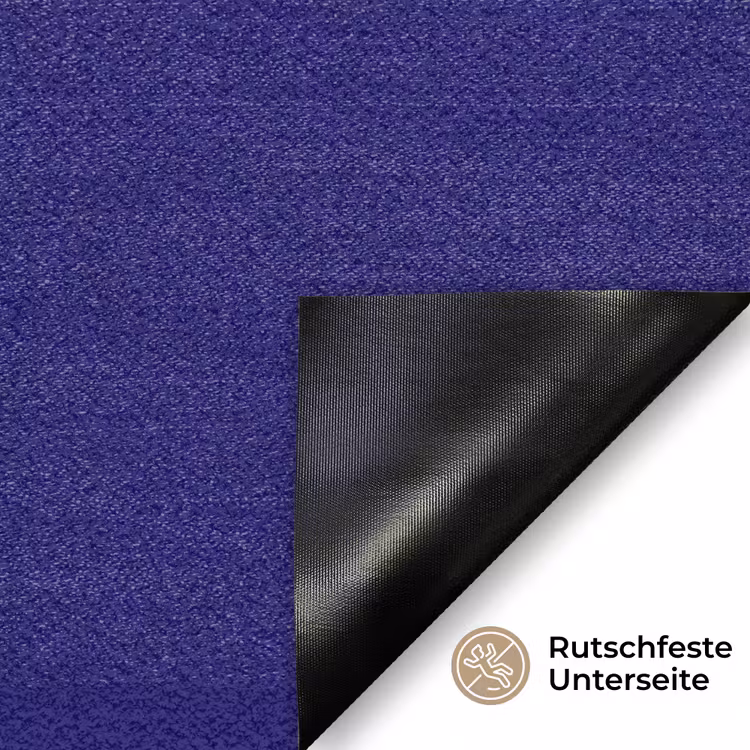 Blauw - Geel - OH - Schaduw Deurmat klein -antislip_DE