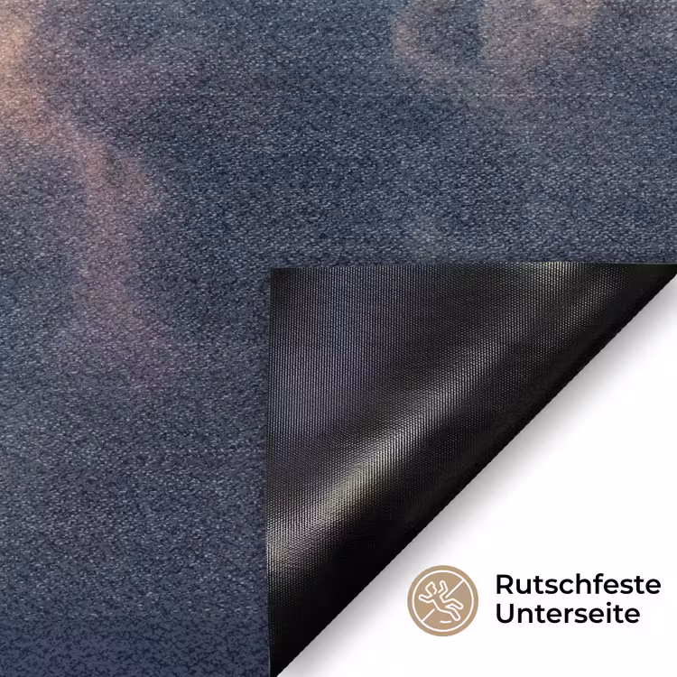 Bliksem - Storm - Natuur - Donker Deurmat klein -antislip_DE
