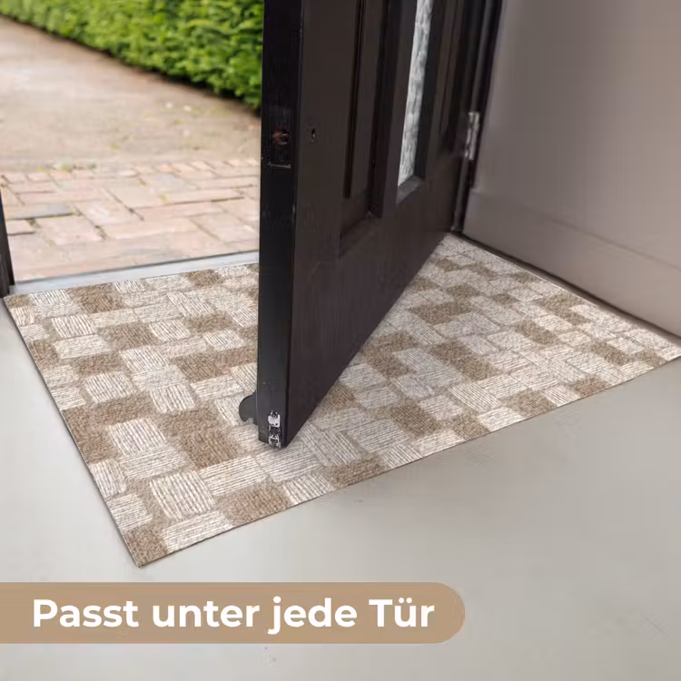 Blok - Patroon - Bruin Deurmat klein 898 -USP_DE
