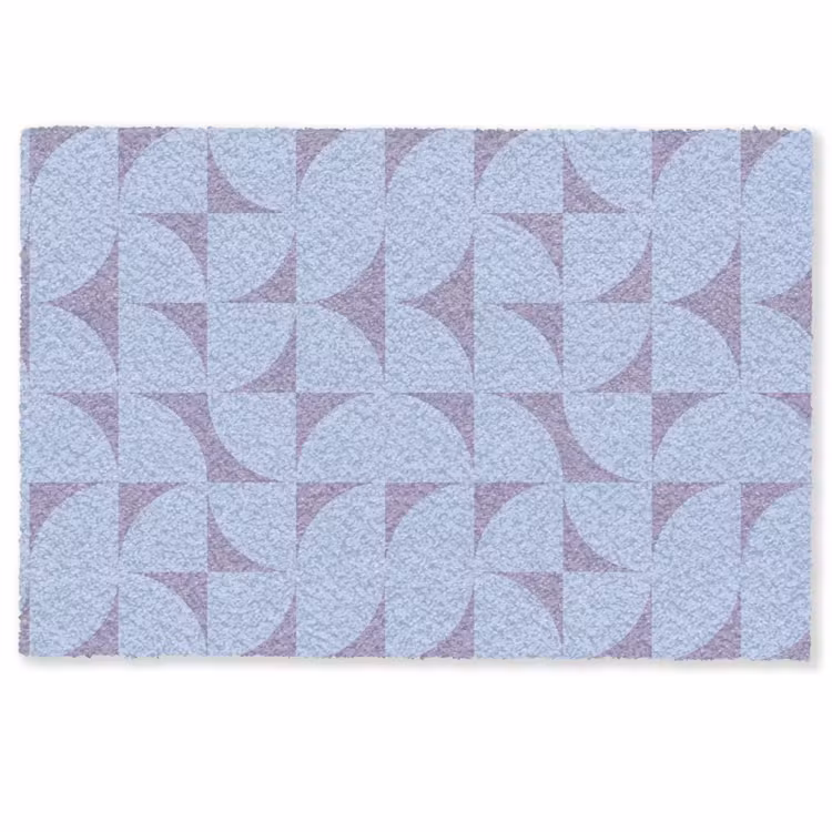 Blokken - Blauw - Paars - Patroon Deurmat klein 898 -zkaufland3d