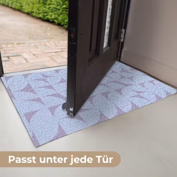 Blokken - Blauw - Paars - Patroon Deurmat klein 898 -USP_DE