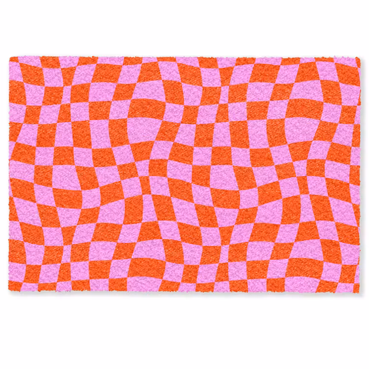 Blokken - Roze - Rood - Patroon Deurmat klein 898 -zkaufland3d