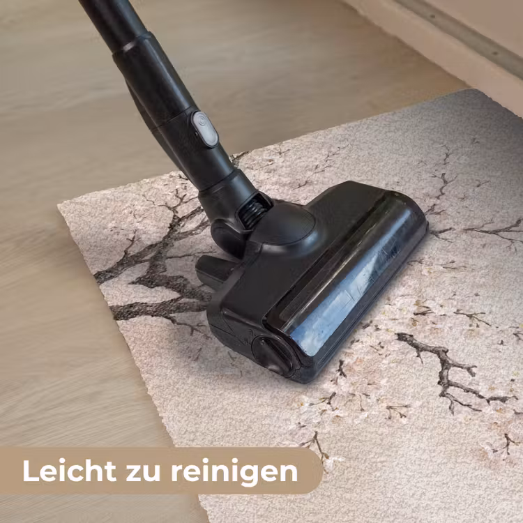 Bloesem - Illustratie - Taupe Deurmat klein -reinigen_DE