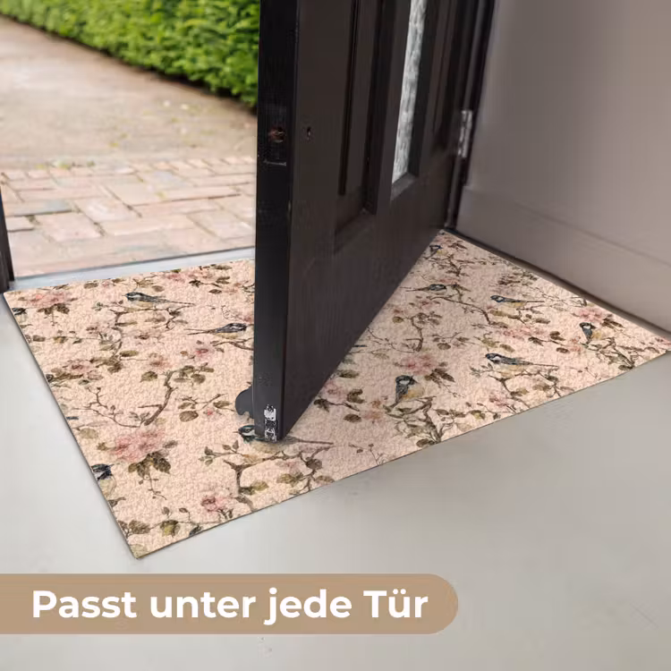 Bloesem - Koolmees - Roze Deurmat klein 898 -USP_DE