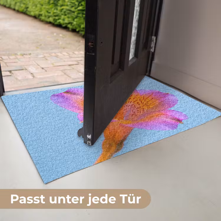 Bloem - Detail - Kleurrijk Deurmat klein -USP_DE
