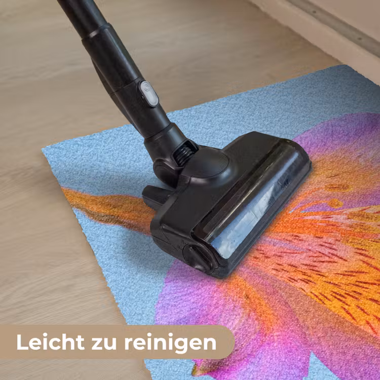 Bloem - Detail - Kleurrijk Deurmat klein -reinigen_DE