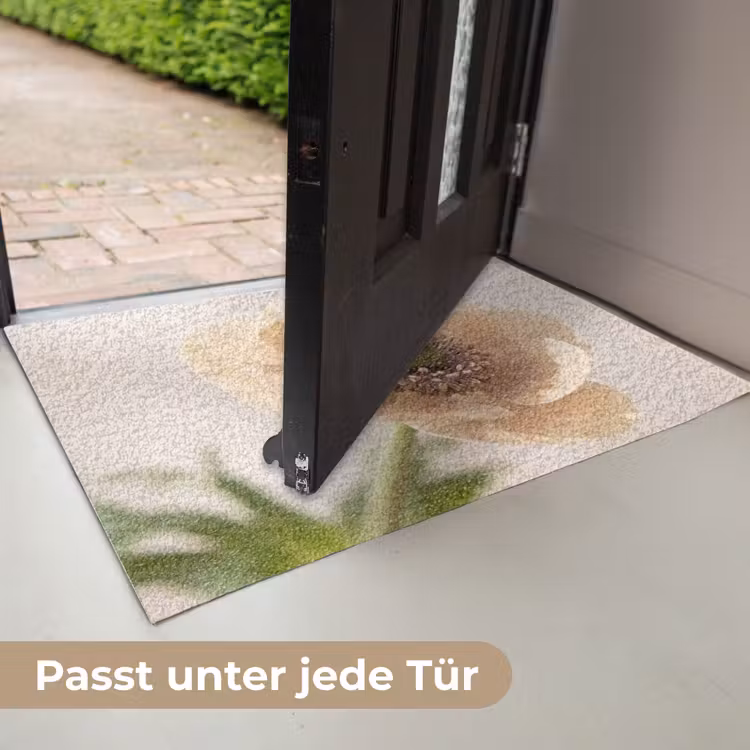 Bloem - Minimalistisch - Groen Deurmat klein -USP_DE