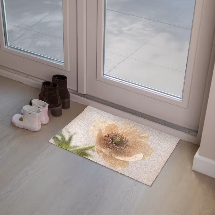 Bloem - Minimalistisch - Groen Deurmat klein -sfeer3
