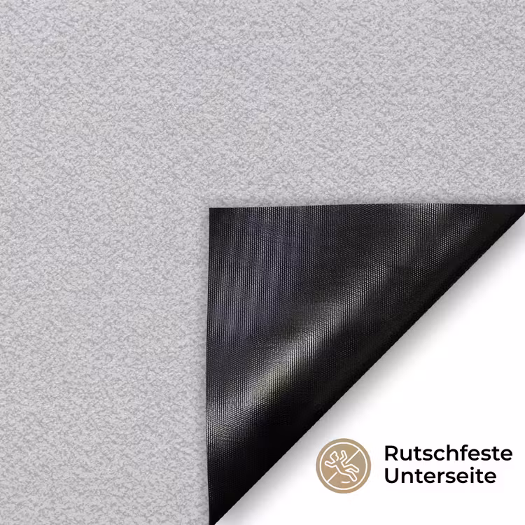 Bloem - Minimalistisch -Wit Deurmat klein -antislip_DE
