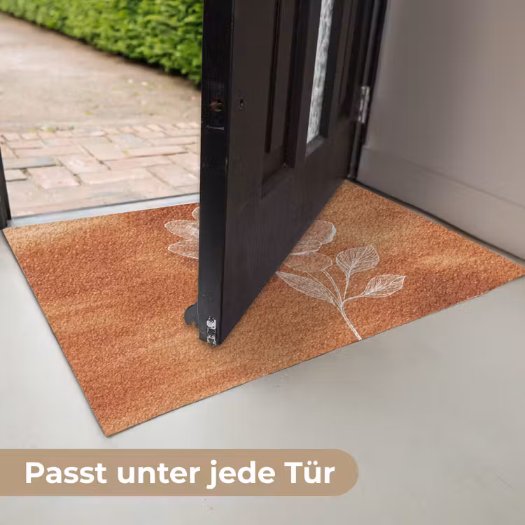 Bloem - Minimalistisch - Wit Deurmat klein -USP_DE