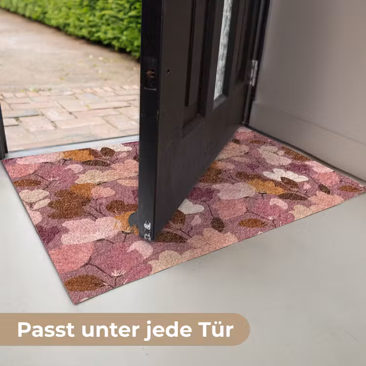 Bloem - Patroon - Roze Deurmat klein 898 -USP_DE