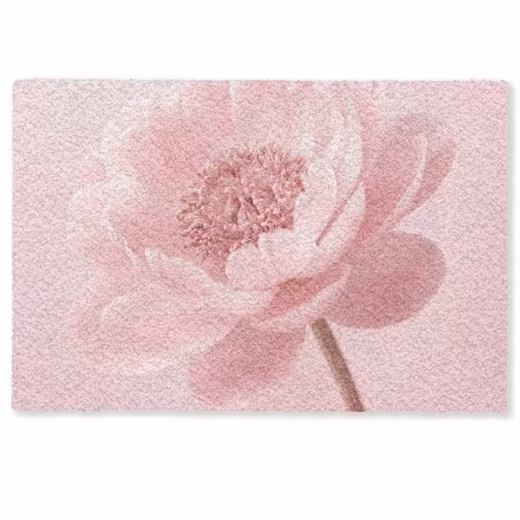 Bloem - Pioenroos - Roze Deurmat klein -zkaufland3d