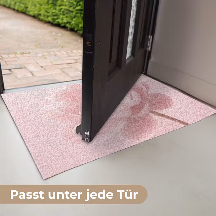 Bloem - Pioenroos - Roze Deurmat klein -USP_DE