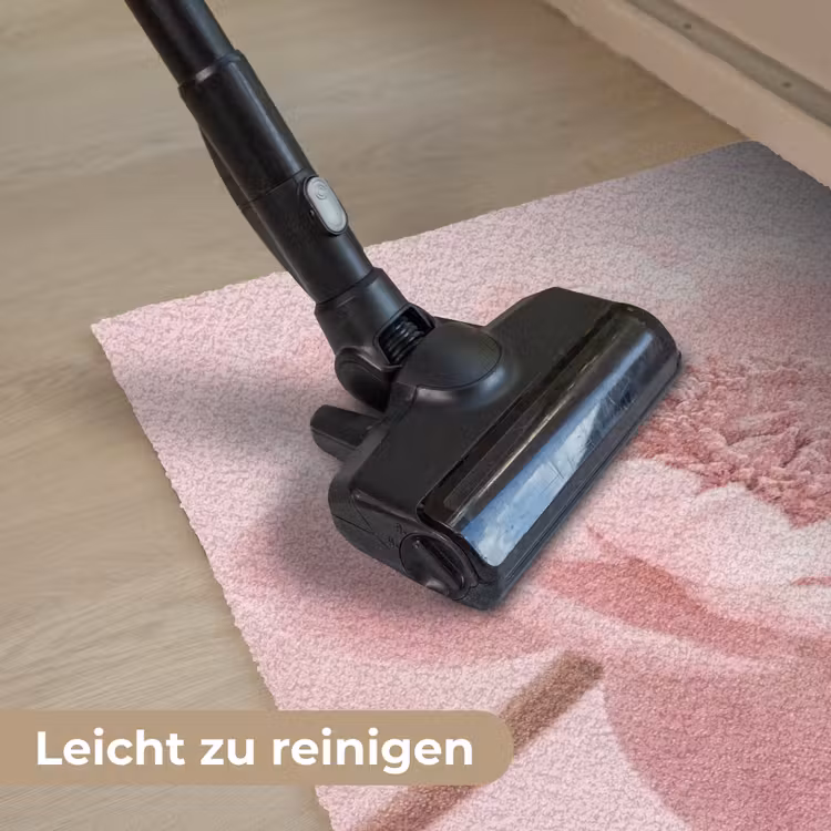 Bloem - Pioenroos - Roze Deurmat klein -reinigen_DE