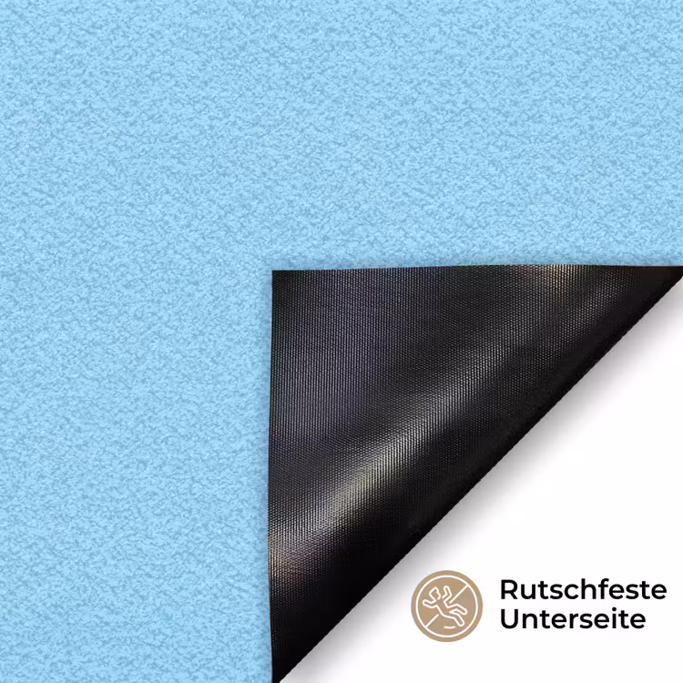 Bloem - Smiley - Kleurrijk Deurmat klein -antislip_DE